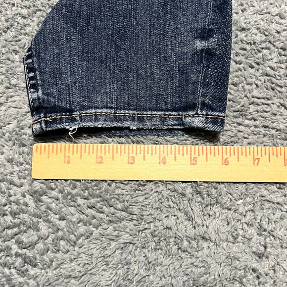 Silver Jeans Womens 16 /26 (34x25) Avery Skinny Crop Western Thick Stitch - Picture 11 of 11